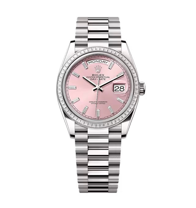 Rolex Day-Date Pink Diamond Dial 128399tbr-0029 36 mm