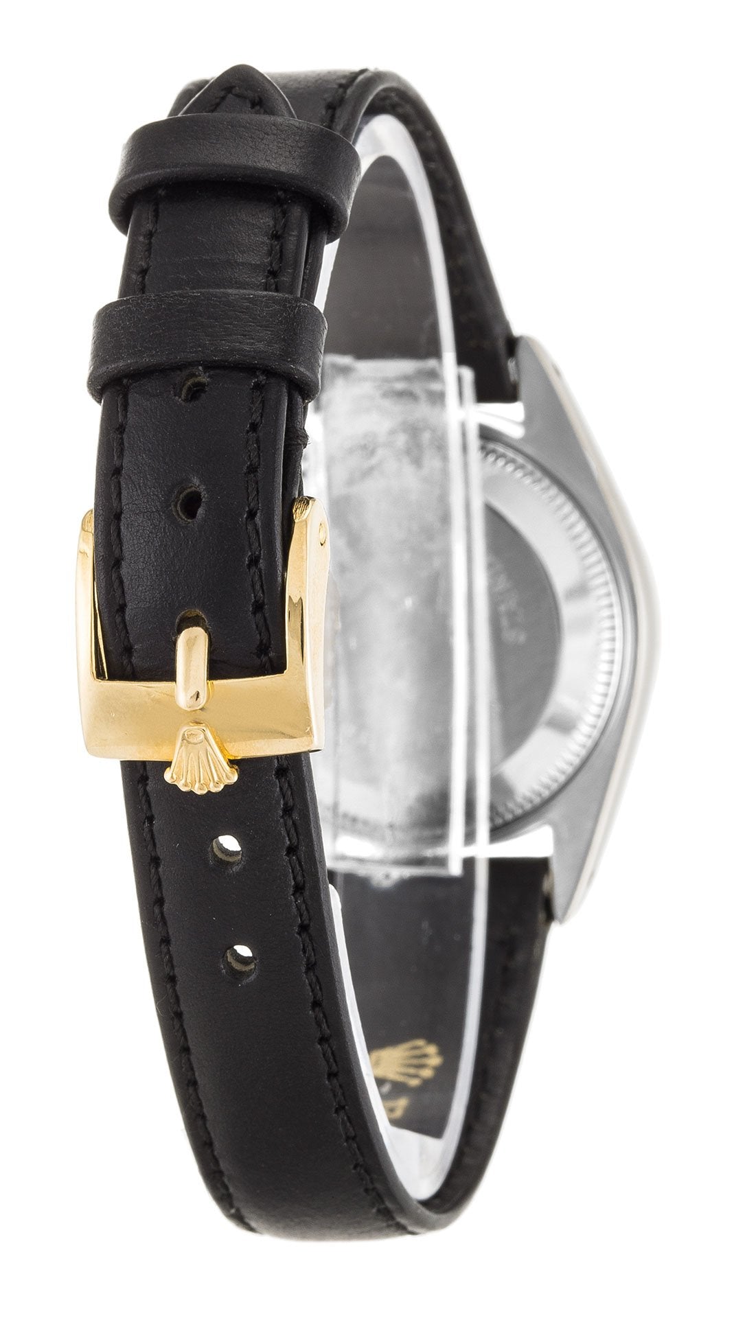 Rolex Lady-Datejust White Dial 69173 Leather 26 mm