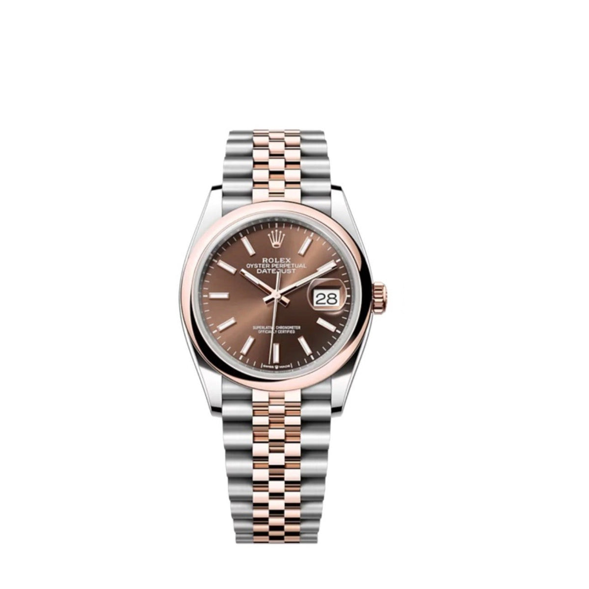 Rolex Datejust Chocolate Dial 126201 Jubilee 36 mm