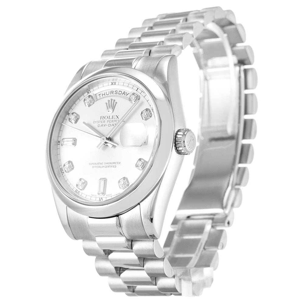 Rolex Day-Date Silver Dial 118209 36 mm