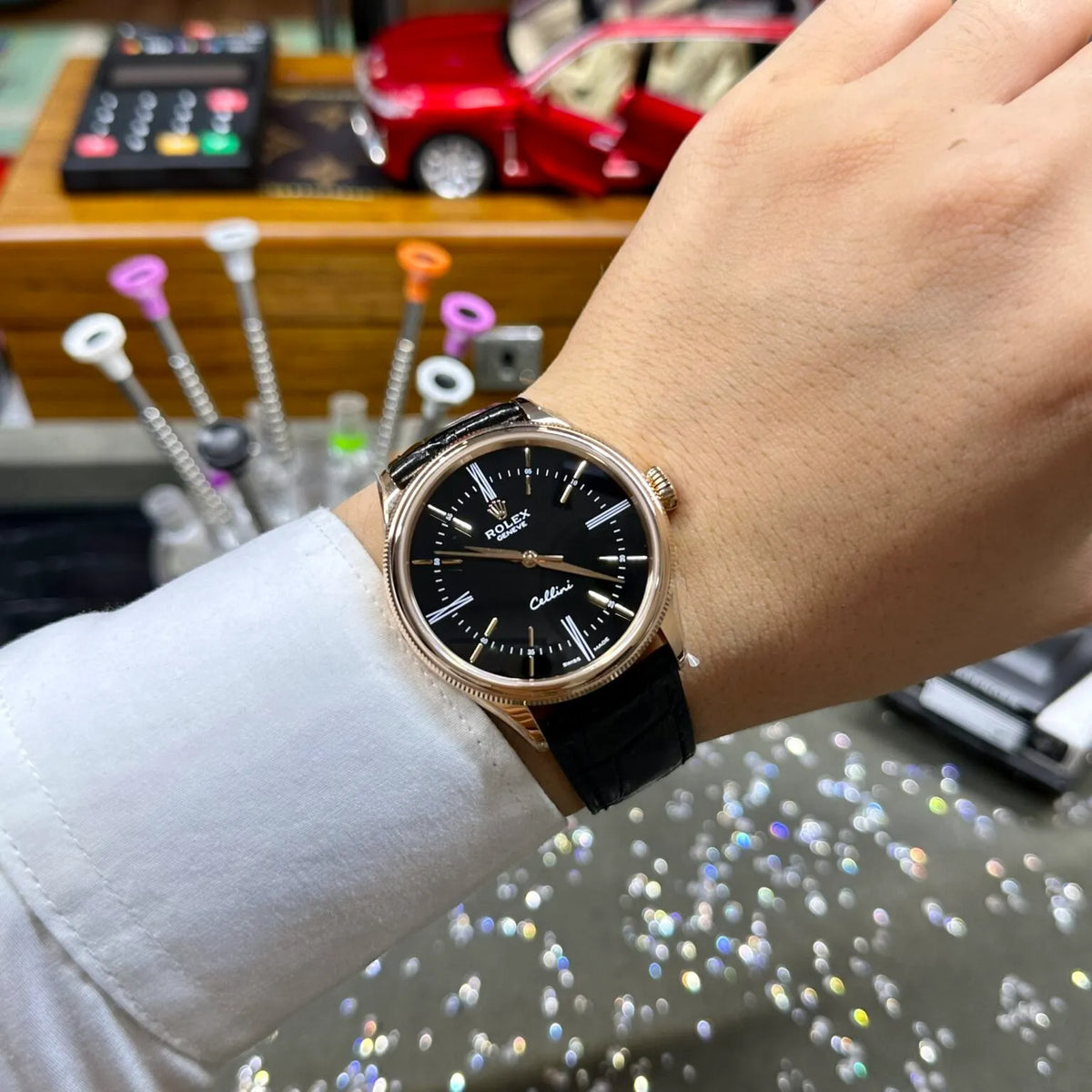 Rolex Cellini Black Dial REP016814