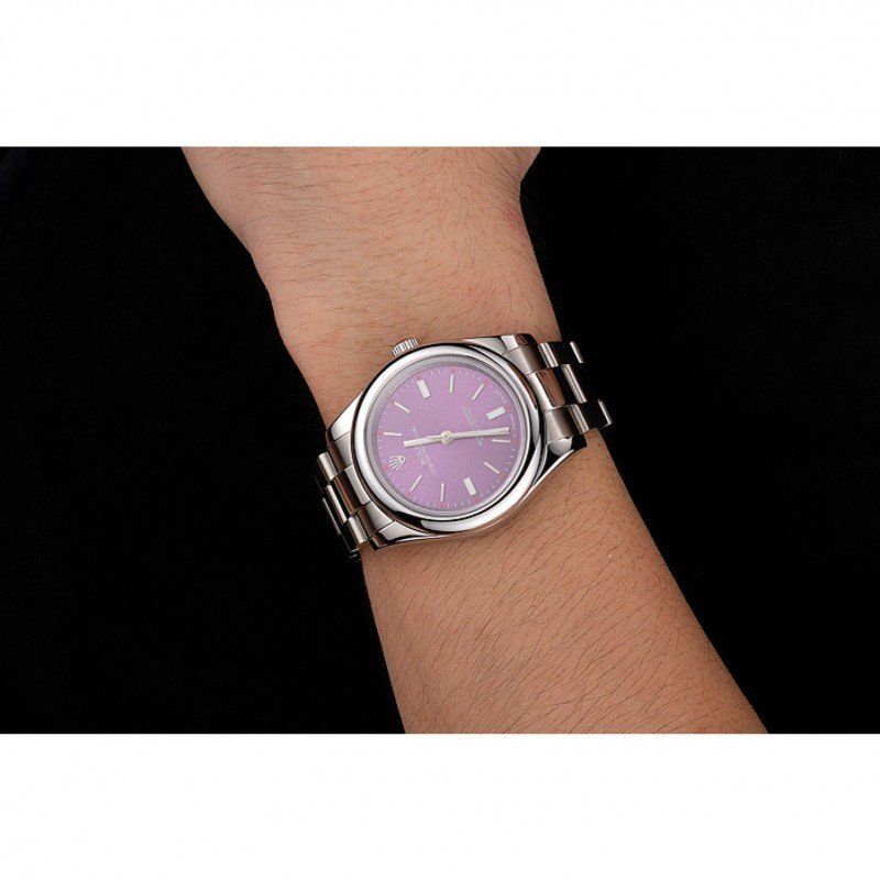 Rolex Oyster Perpetual Date Purple Dial REP016834 41 mm