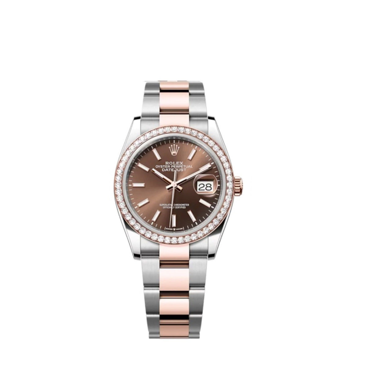 Rolex Datejust Chocolate Dial 126281RBR Oyster 36 mm