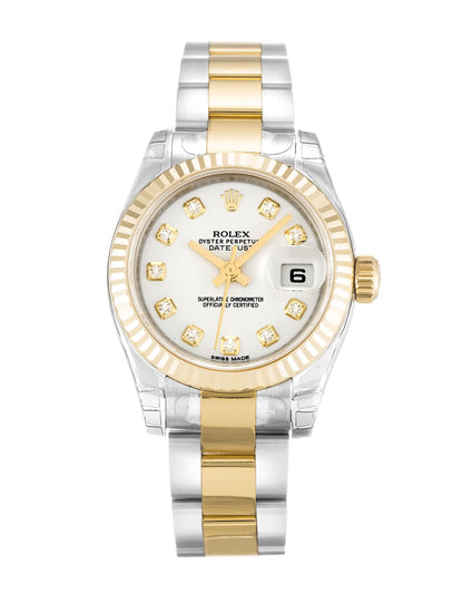 Rolex Lady-Datejust White Dial 179173 26 mm