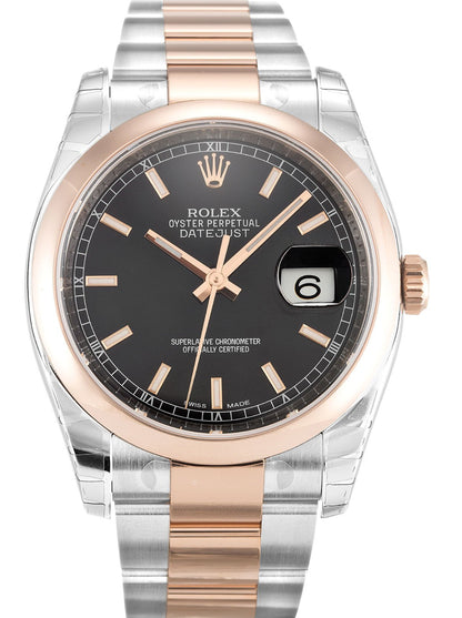 Rolex Datejust Black Dial 116201 36 mm