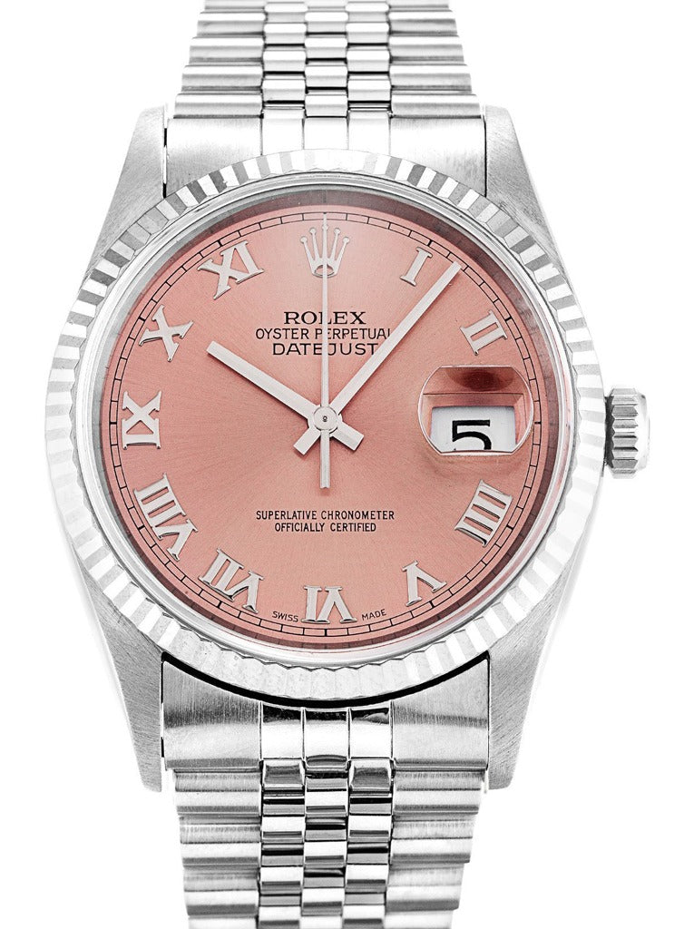 Rolex Datejust Pink Dial 16234 36 mm