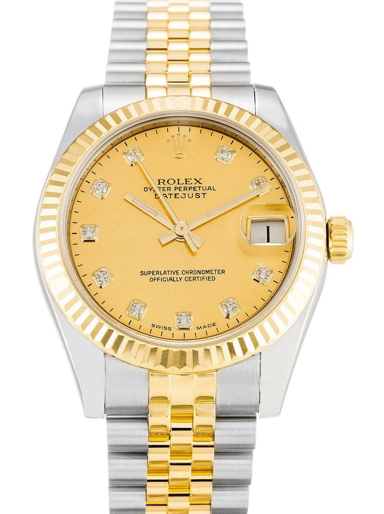 Rolex Lady-Datejust Champagne Dial 178273 31 mm