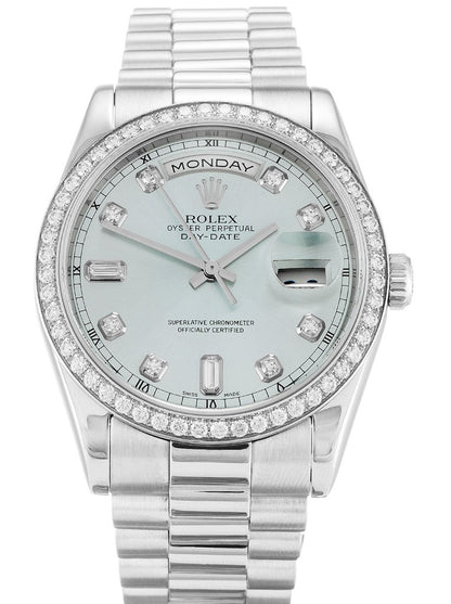 Rolex Day-Date Blue Dial 118346 36 mm