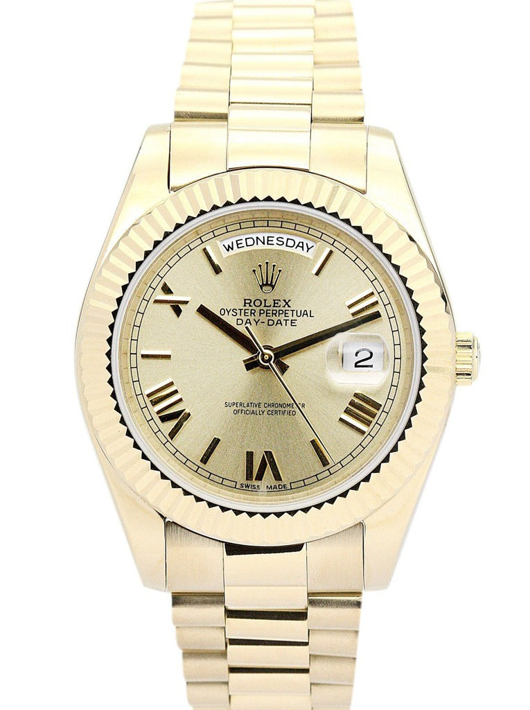 Rolex Day-Date II Gold Dial 218238 40 mm