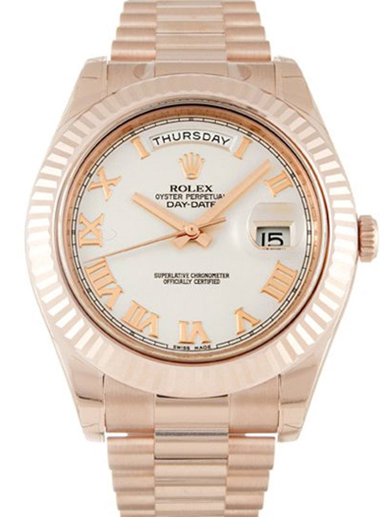 Rolex Day-Date II Ivory Dial 218235 40 mm