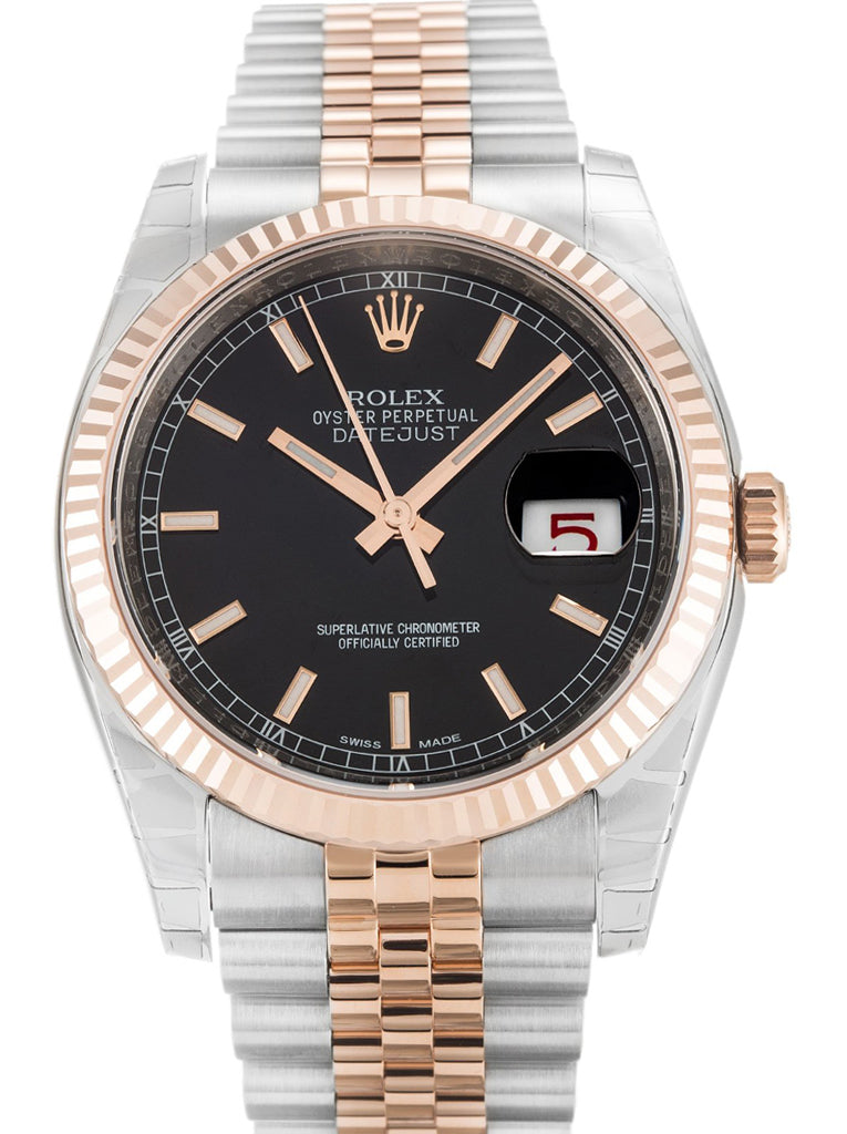Rolex Lady-Datejust Black Dial 179171 36 mm