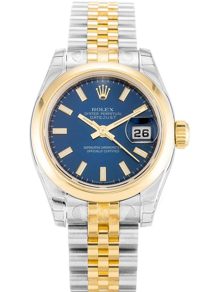 Rolex Lady-Datejust Blue Dial 179163 26 mm