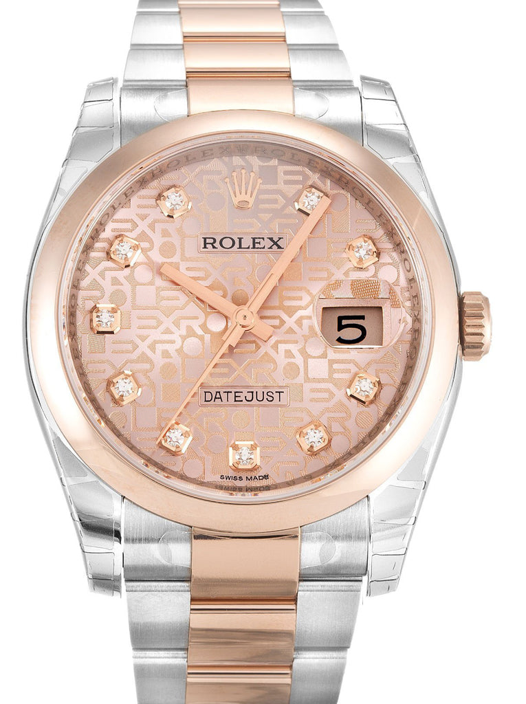 Rolex Datejust Rose Dial 116201 36 mm