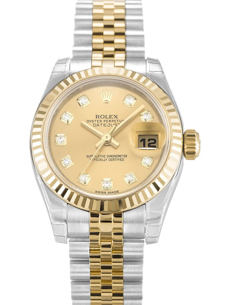 Rolex Lady-Datejust Champagne Dial 179173-2 26 mm