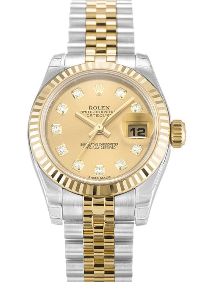Rolex Lady-Datejust Champagne Dial 179173-2 26 mm