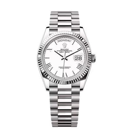 Rolex Day-Date White Dial 128239-0059 36 mm