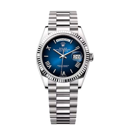 Rolex Day-Date Blue Ombré Dial 128239-0063 36 mm