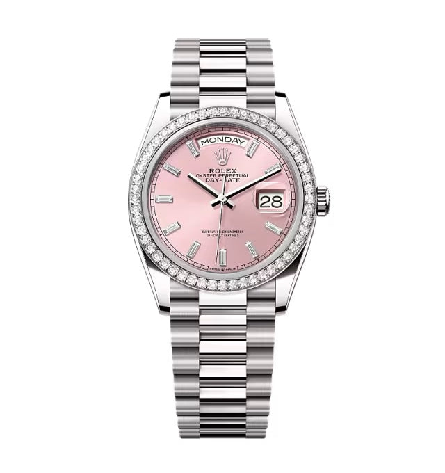 Rolex Day-Date Pink Diamond Dial 128349rbr-0053 36 mm