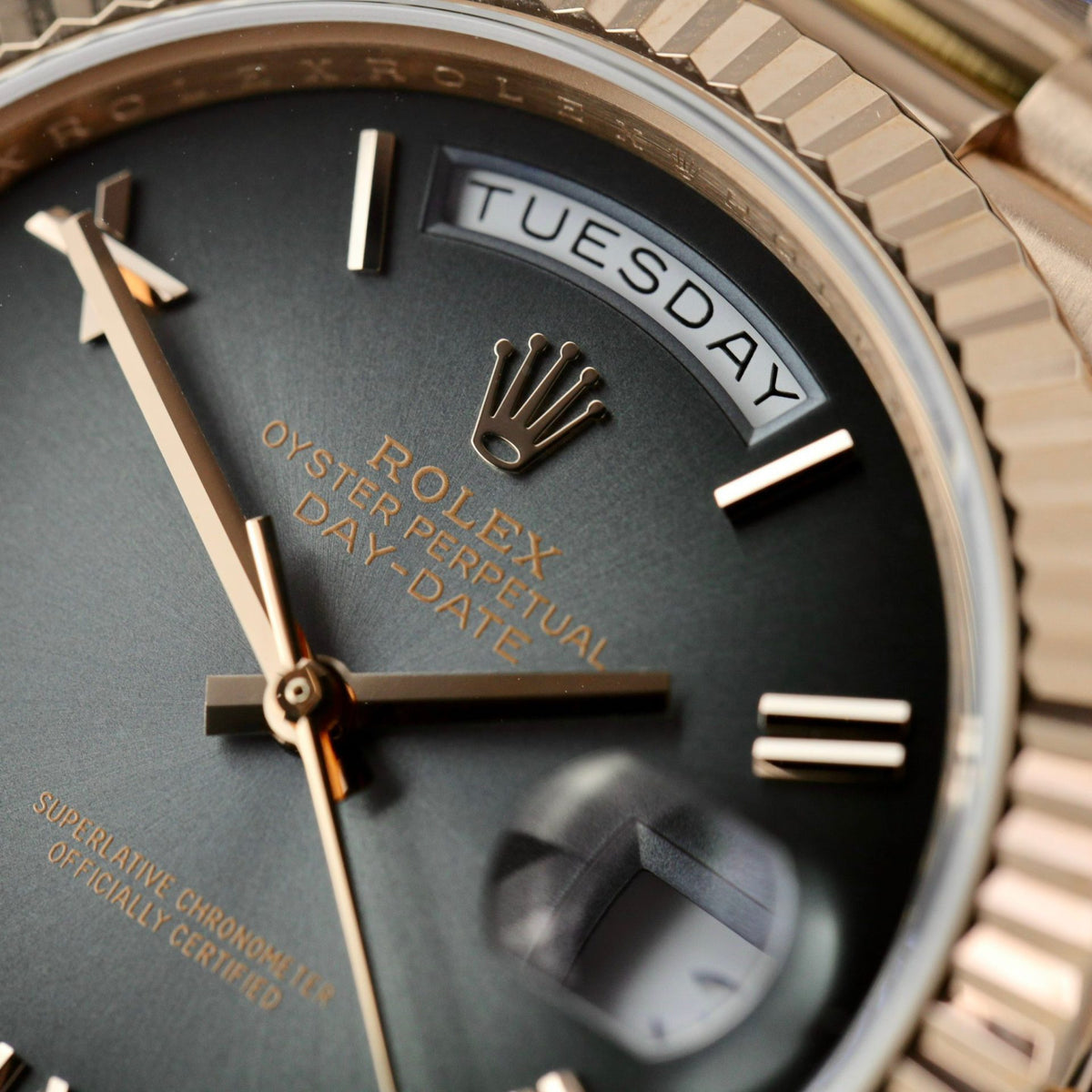 Rolex Day-Date Slate Ombré Dial 228235-0055 40 mm