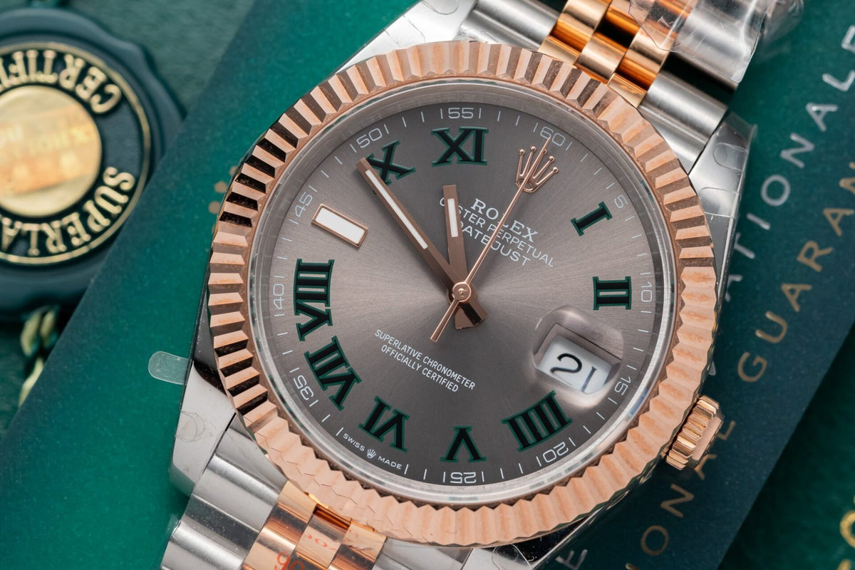 Rolex Datejust Slate Roman Dial 126331-0016 41 mm