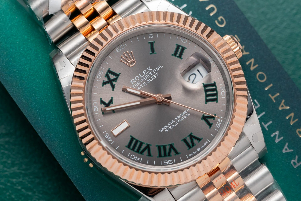 Rolex Datejust Slate Roman Dial 126331-0016 41 mm