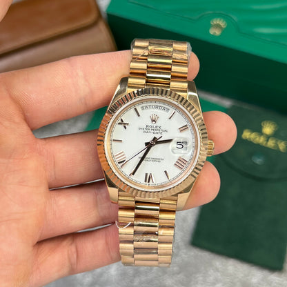 Rolex Day-Date White Dial 228238-0042 40 mm