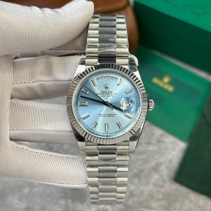 Rolex Day-Date Ice Blue Diamond Dial 228236-0006 40 mm