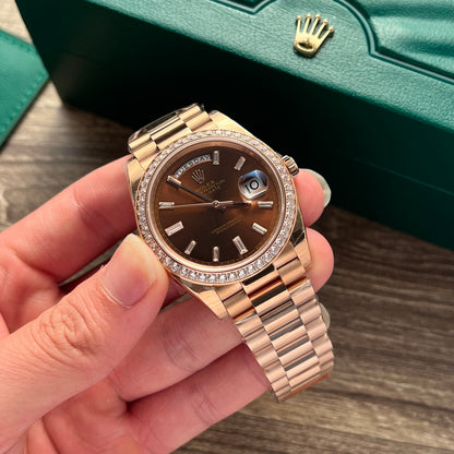 Rolex Day-Date Chocolate Dial 228345RBR 40 mm