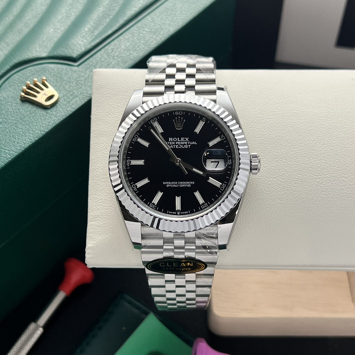 Rolex Datejust Black Dial 126334-0018 41 mm