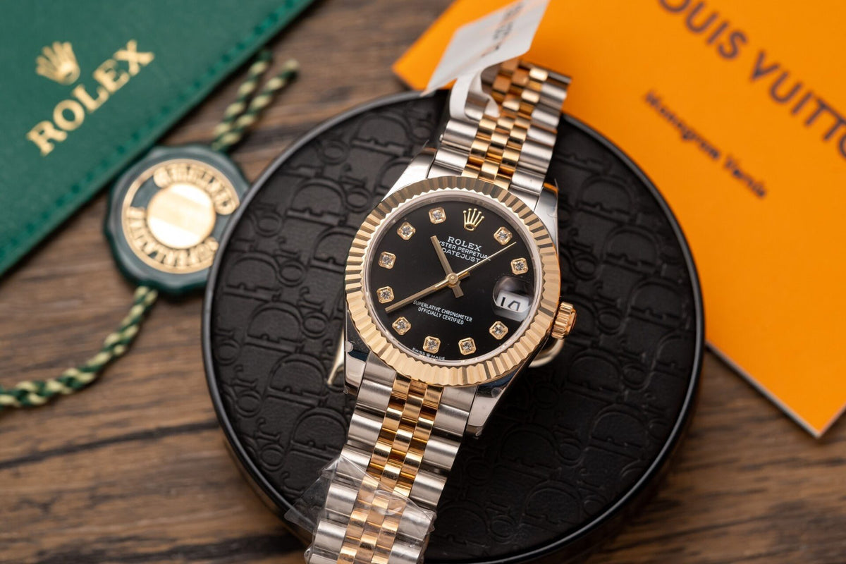 Rolex Datejust Black Diamond Dial 126231-0019 36 mm