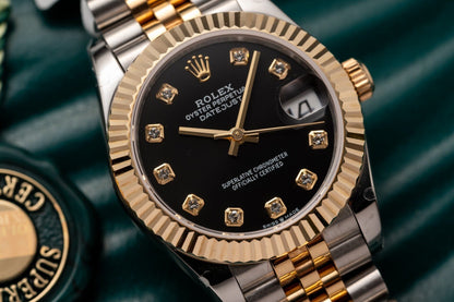 Rolex Datejust Black Diamond Dial 126231-0019 36 mm