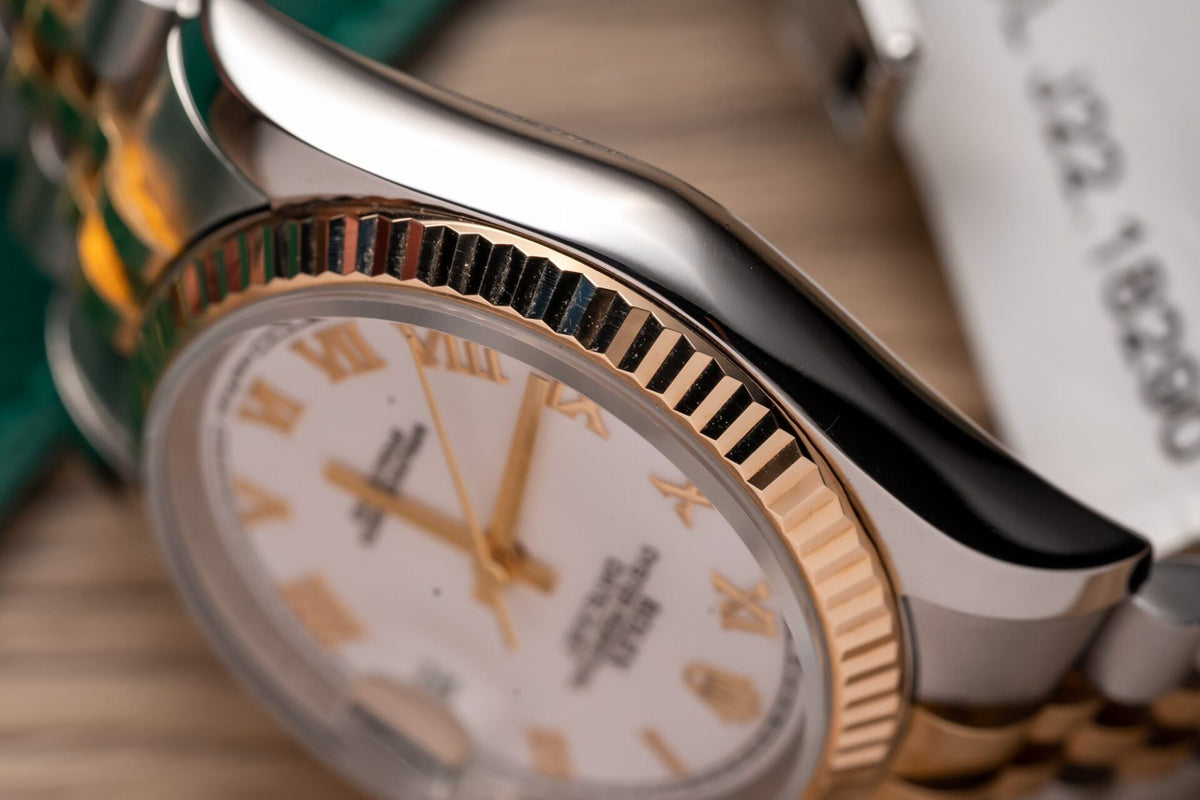 Rolex Datejust White Roman Dial 126231-0015 36 mm