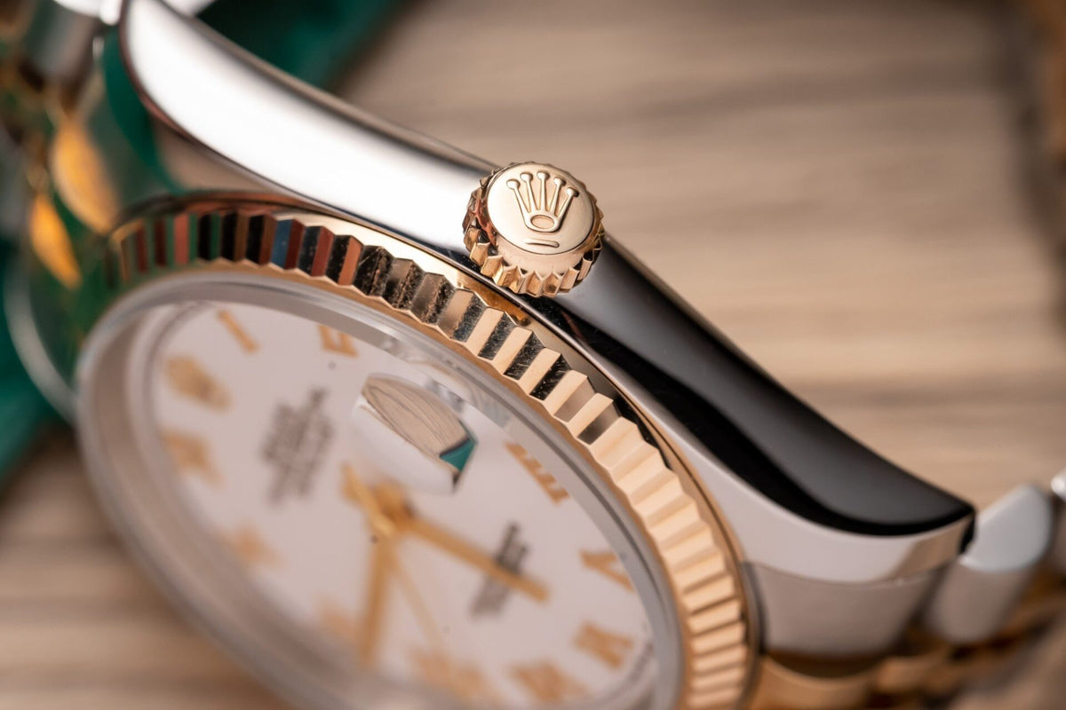 Rolex Datejust White Roman Dial 126231-0015 36 mm