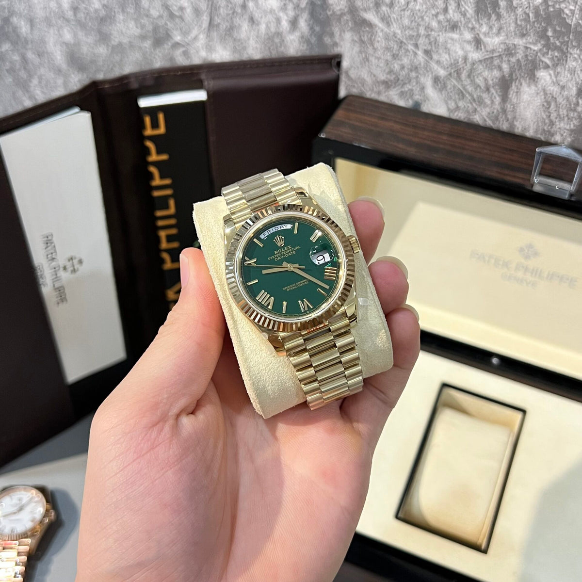 Rolex Day-Date Green Dial 228238-0061 40 mm