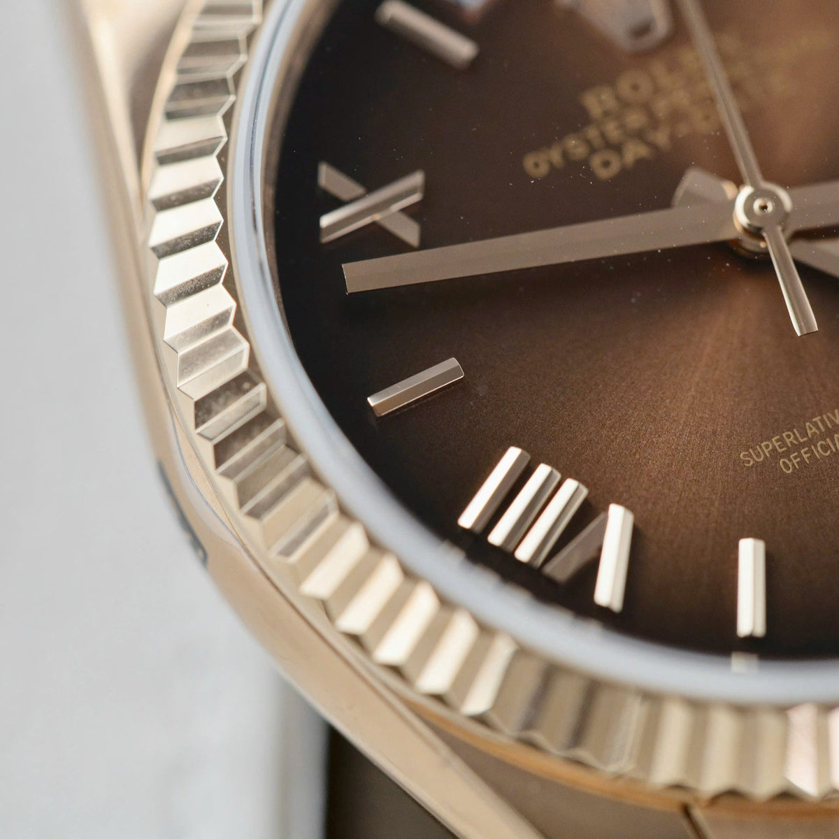 Rolex Day-Date Brown Ombré Dial 128235-0075 36 mm