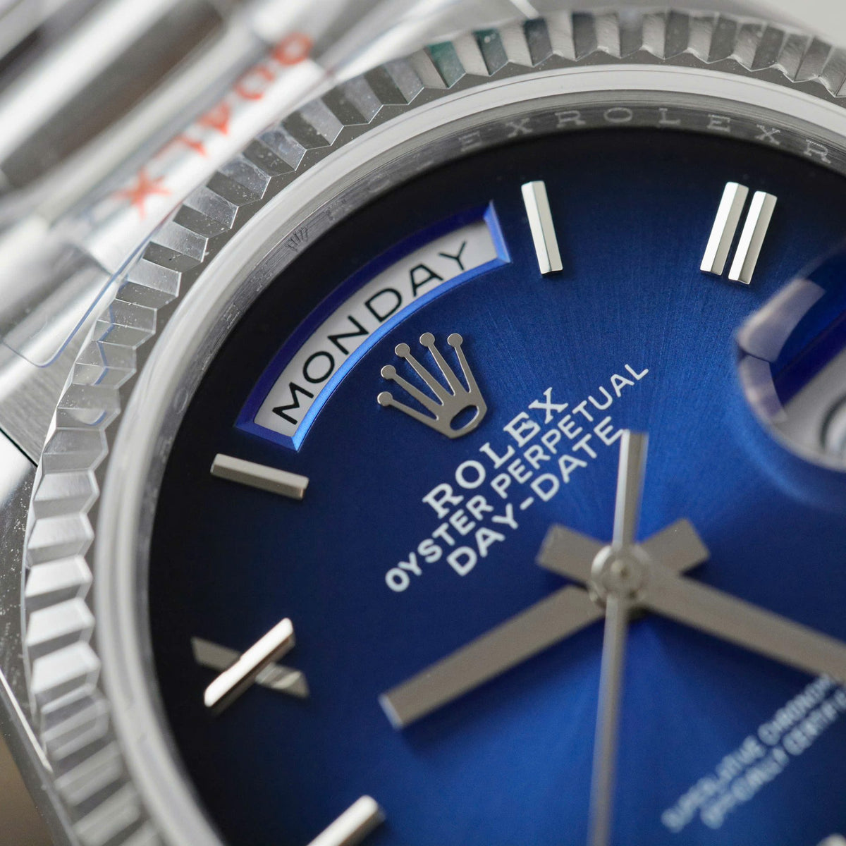 Rolex Day-Date Blue Ombré Dial 128239-0063 36 mm