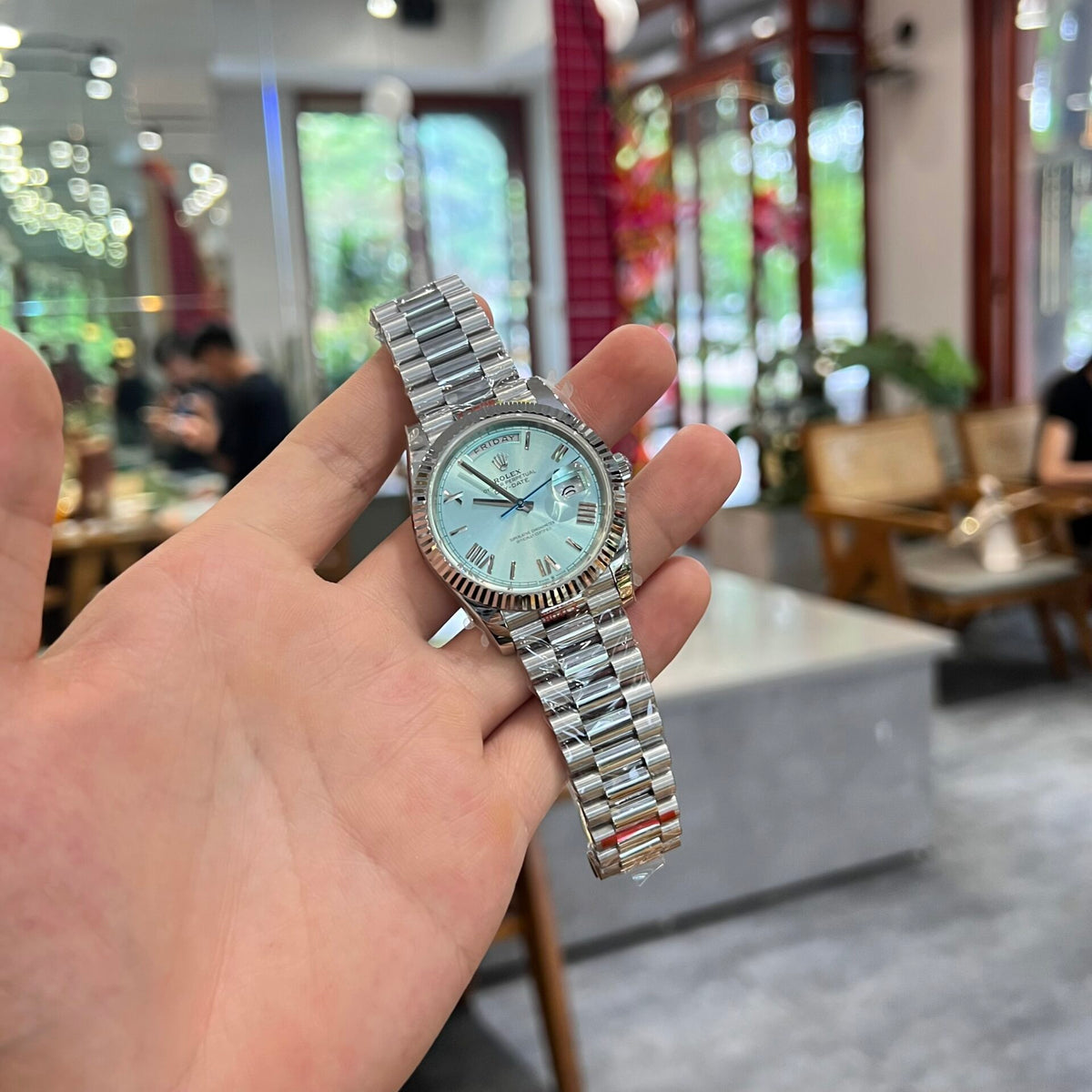 Rolex Day-Date Ice Blue Dial 228236-0012 40 mm