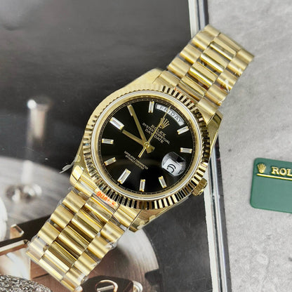 Rolex Day-Date Bright Black Diamond Dial 228238-0004 40 mm