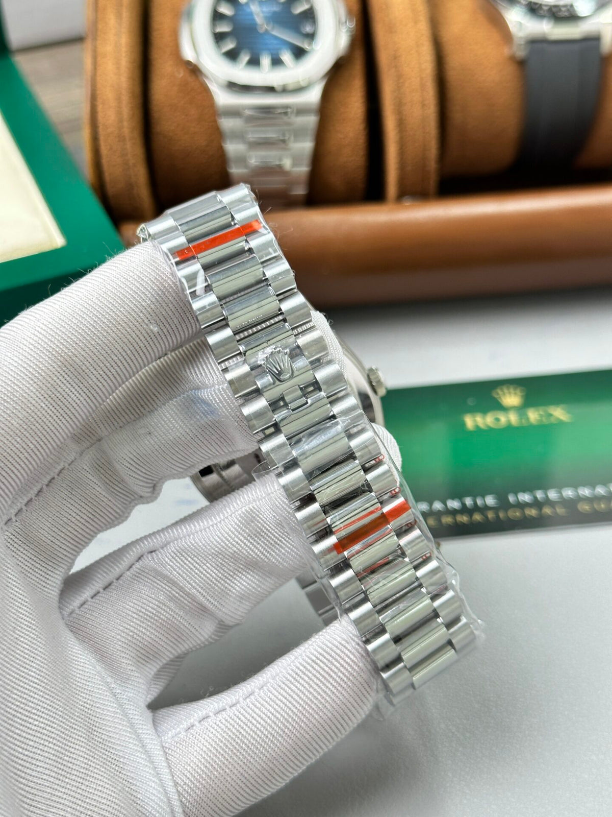 Rolex Day-Date Bright Black Diamond Dial 228236-0004 40 mm