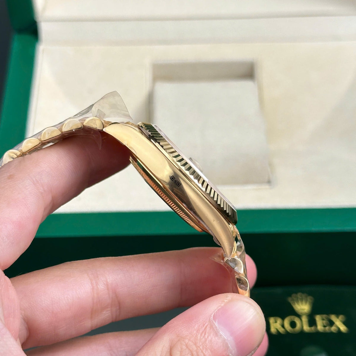 Rolex Day-Date Champagne Diamond Dial 228238-0005 40 mm