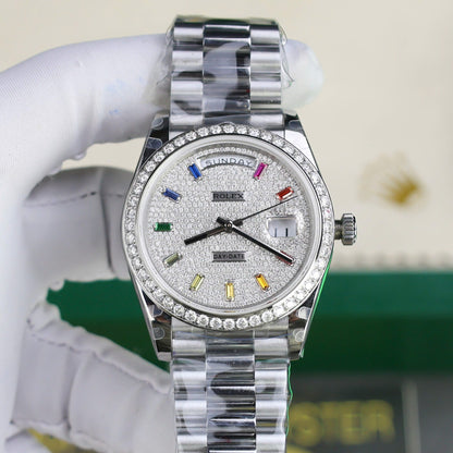 Rolex Day-Date Diamond-Paved Dial 128349rbr-0006 36 mm
