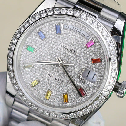 Rolex Day-Date Diamond-Paved Dial 128349rbr-0006 36 mm