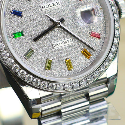 Rolex Day-Date Diamond-Paved Dial 128349rbr-0006 36 mm