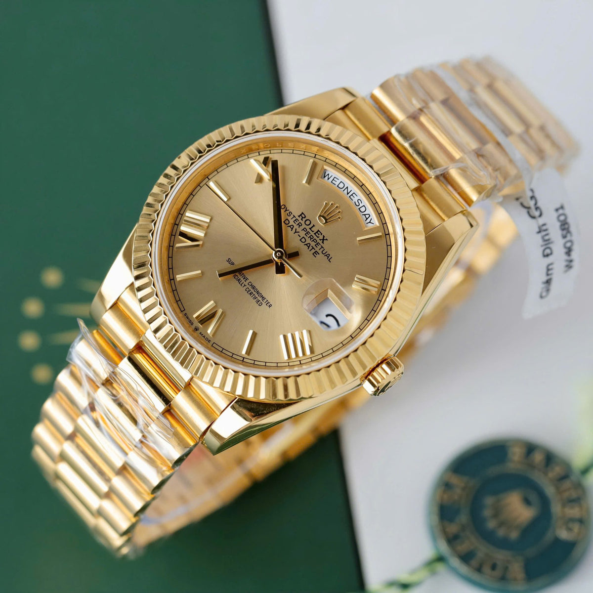 Rolex Day-Date Roman Champagne Dial 228238 40 mm