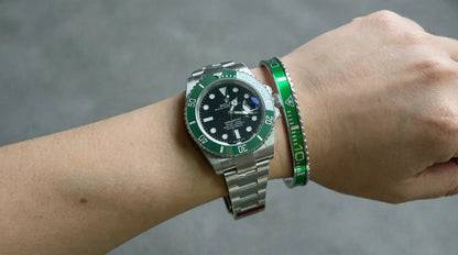 Hulk Green Submariner Titanium Steel Bracelet