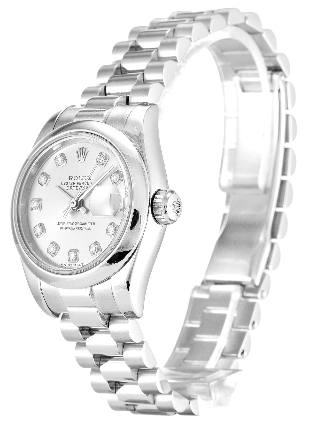 Rolex Lady-Datejust Silver Dial 179166 26 mm