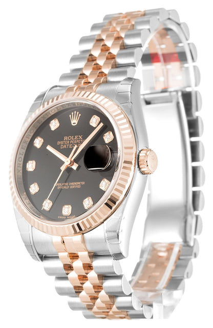 Rolex Datejust Black Dial 116231-3 36 mm