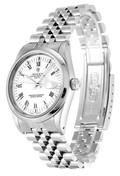 Rolex Oyster Perpetual Date White Dial 15200 34 mm