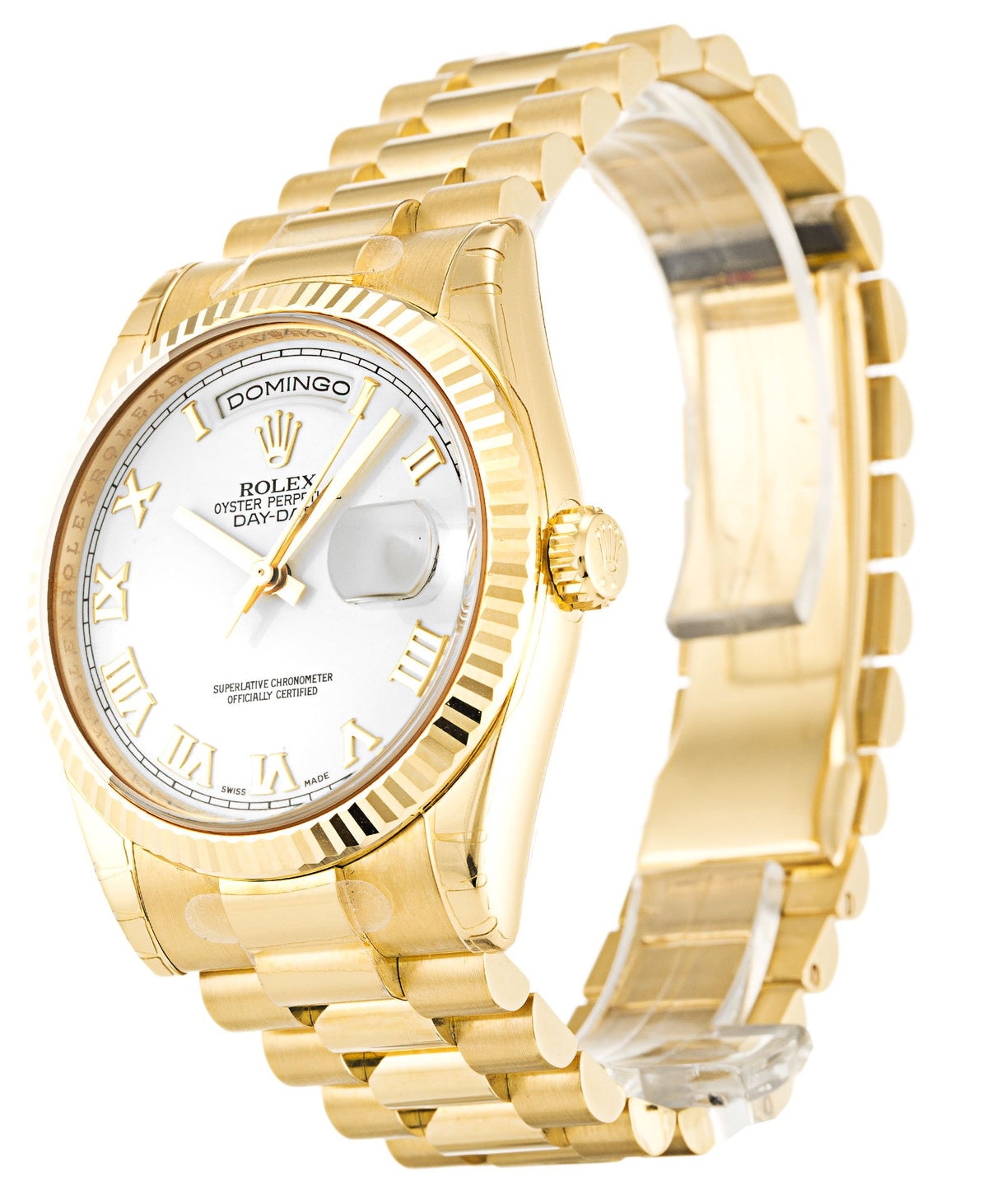Rolex Day-Date White Dial 118238 36 mm