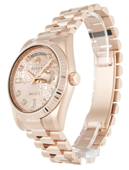Rolex Day-Date Rose Dial 118235 F 36 mm